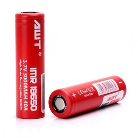 батерия AWT IMR 18650 3000MAH 40A 3.7V High Drain Rechargeable Battery